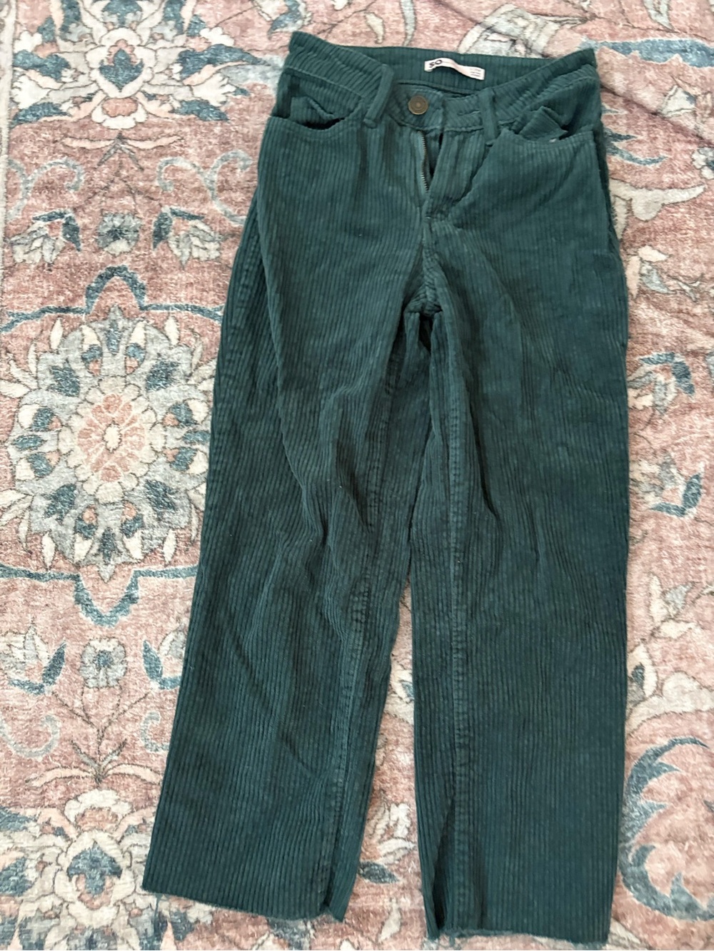 Green Corduroy Pants SO 1/25 women’s